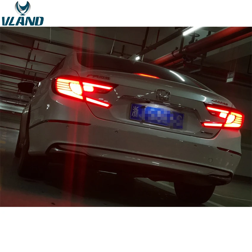 2016-UP год светодиодные задние фонари для Honda Accord 10th Gen Автомобильный задний фонарь