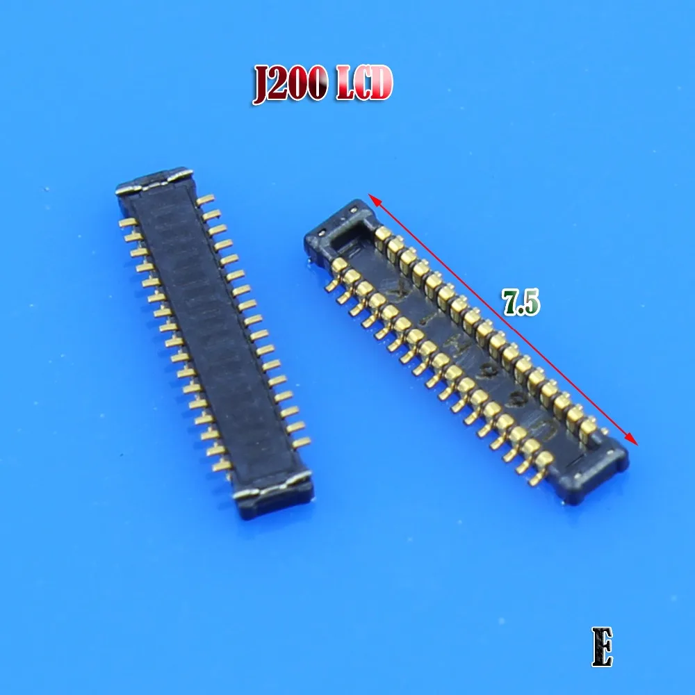 Для Samsung A3 A5 A8 A9 J100 J200 S5360 7562 9082 S2 S3/NOTE2 E5 LEC FPC разъем штепсельная вилка на matherboard ЖК
