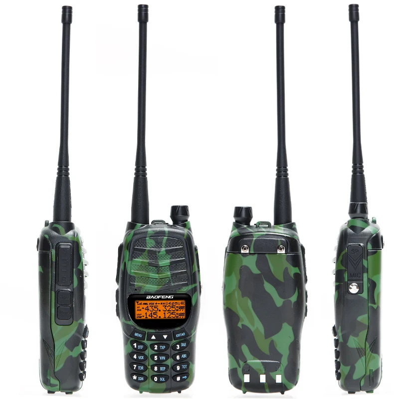 Портативная рация 10 Вт/4 Вт/1 Вт двойной PTT VHF/UHF|Рации| |
