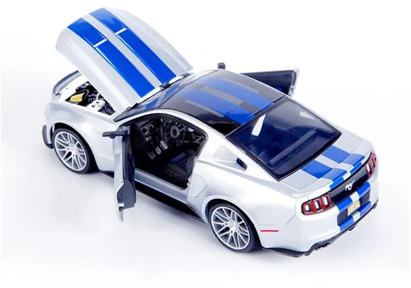 1:24 модели автомобилей из статического сплава, высокая имитационная модель Mustang, металлические diecasts, игрушки-головоломки