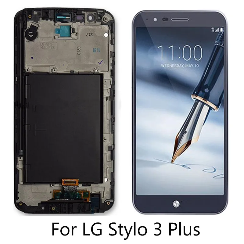 Дисплей для LG Stylo 3 Plus LS777 Plus TP450 MP450 ЖК-экран дигитайзер+ рамка запасные части