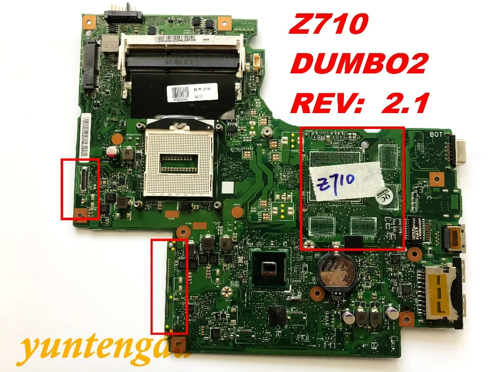 Оригинальная материнская плата для Lenovo Z710 пельмбо2 рев: 2 1 проверенные хорошие