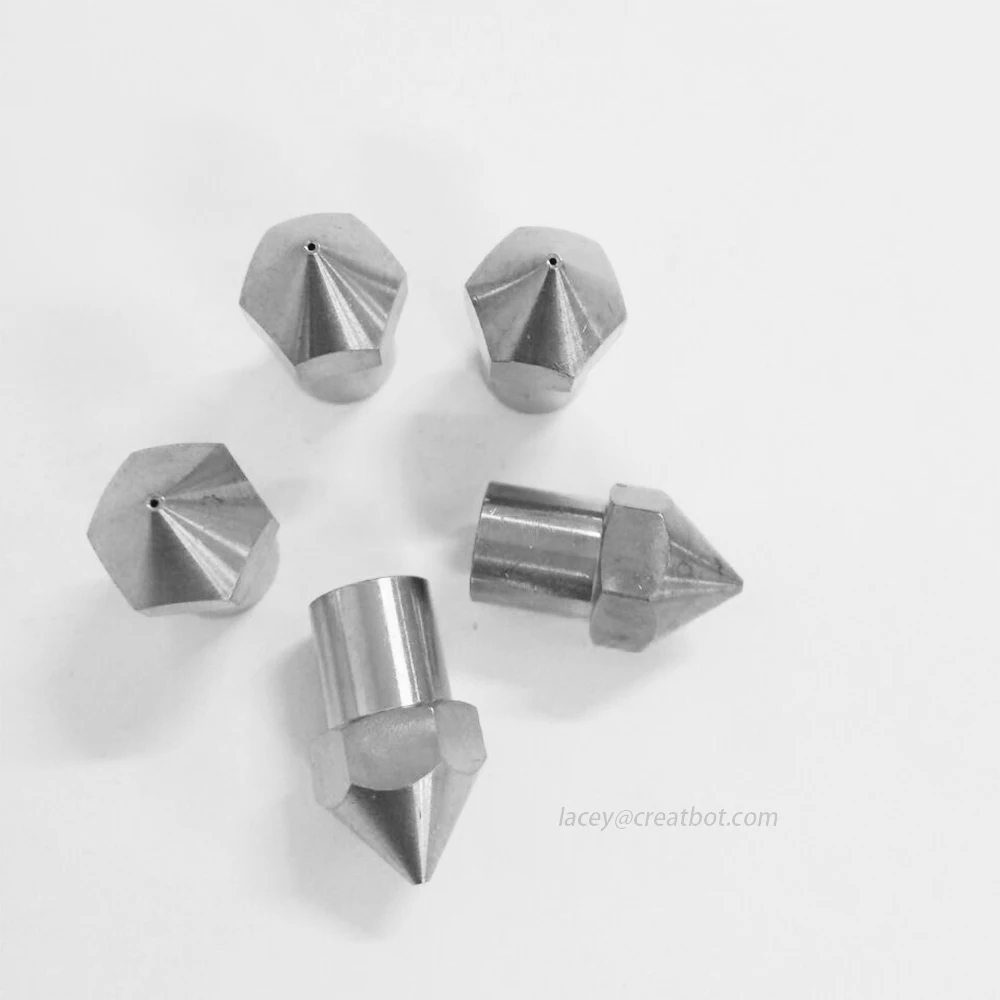5 pieces a lot 0.4mm Stainless Nozzle Original CreatBot Printer Parts Accessories | Компьютеры и офис