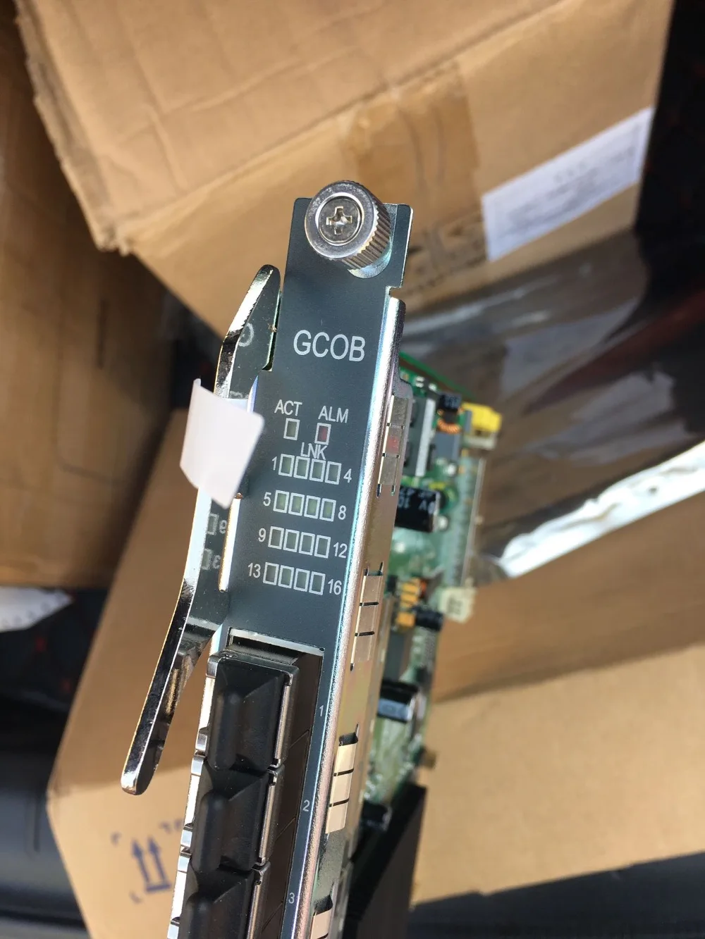 GCOB 16 портов GPON плата с C + SFP модули для AN5516 01 04 OLT|Детали устройств связи| |