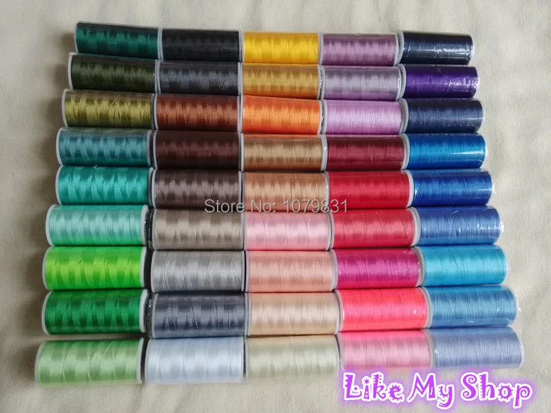 Новое поступление 40wt машина для вышивания нитей большинства брендовых