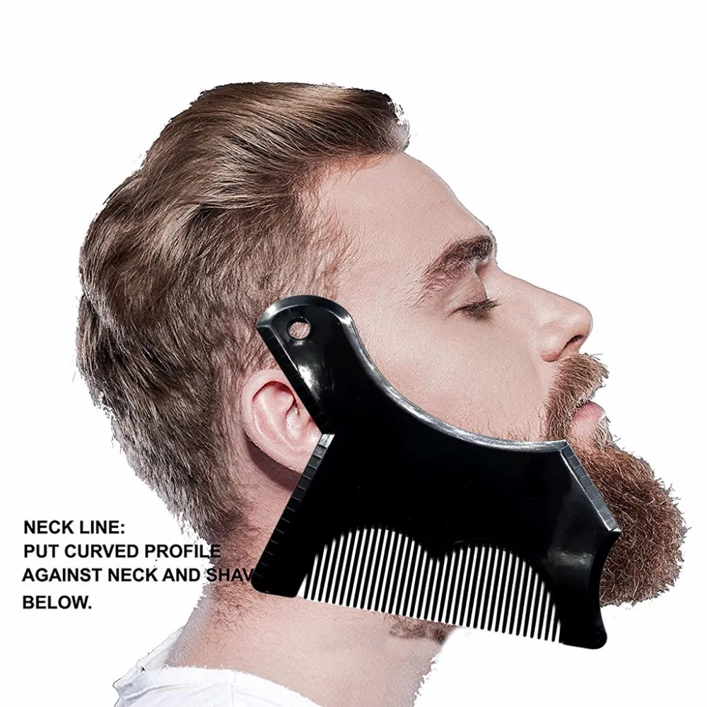 Шаблон для укладки и формирования бороды гребень инструмент красоты идеальные