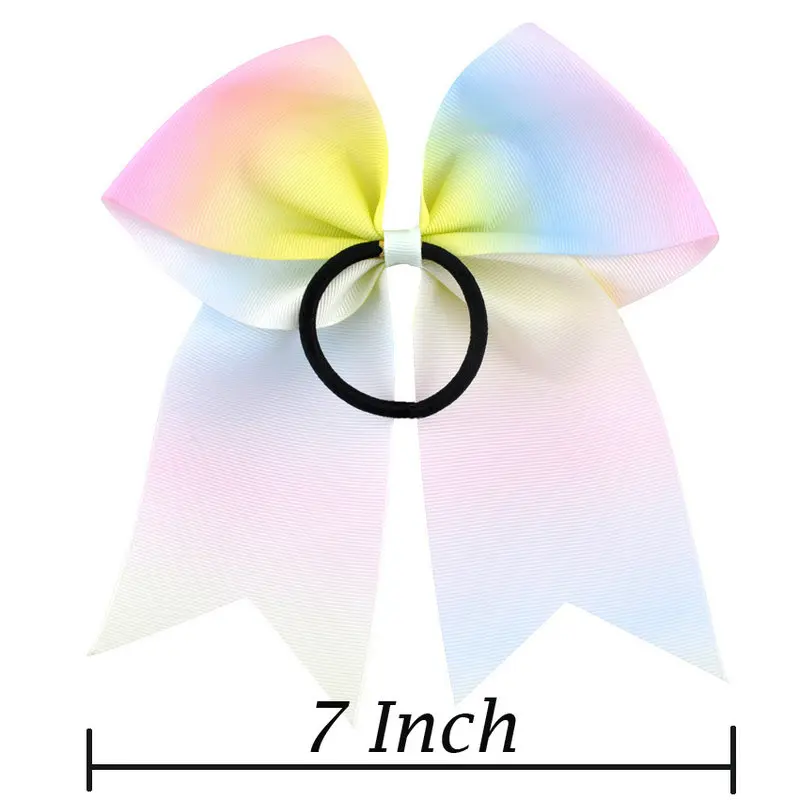 

New arrivals 7 Inch Large hairwear Big Bowknot Elastic Hair Band Girls Cute Hairband For Girl princess Hair Accessories