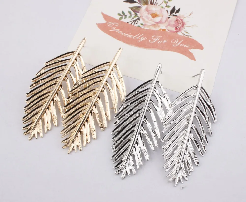 CCD New pattern Fashion Bohemian Ethnic Leaf Earrings For Women Originality Wedding Party Charms Vintage Metal Eardrop Jewelry | Украшения