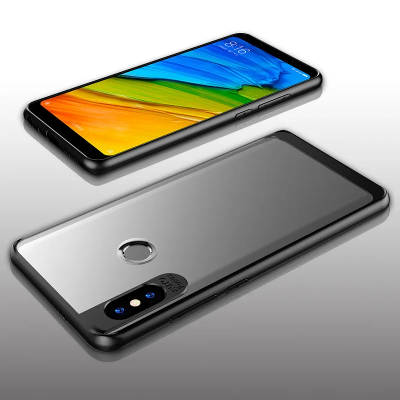 Loli Роскошные прозрачные ПК ТПУ чехол для телефона Xiaomi Redmi Note 5 полный Телефон xiomi