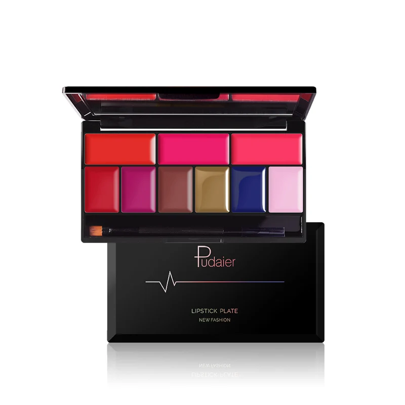 Бренд Pudaier новая Палетка с губной помадой водонепроницаемая долговечная сделай