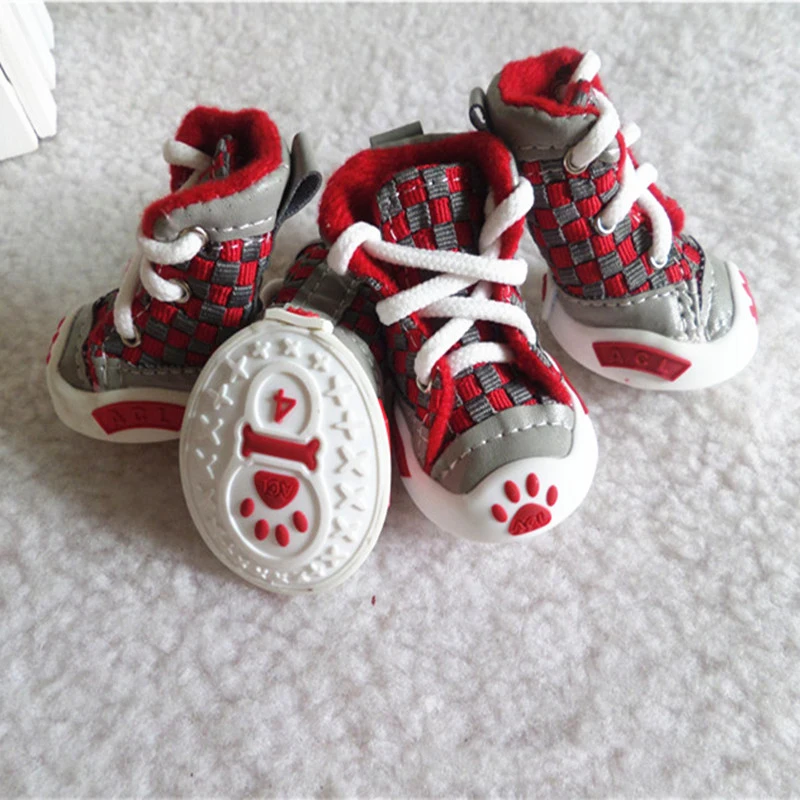 PETSTYLE/Обувь для животных высококачественные парусиновые ботинки обувь маленьких