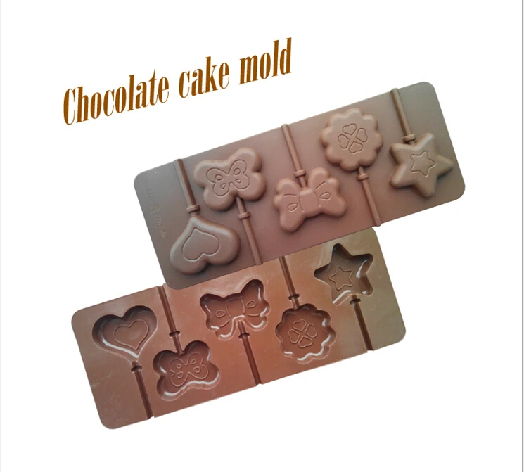 1 шт. бант любовь форма звезды силиконовая для леденцов желе шоколаде мыле