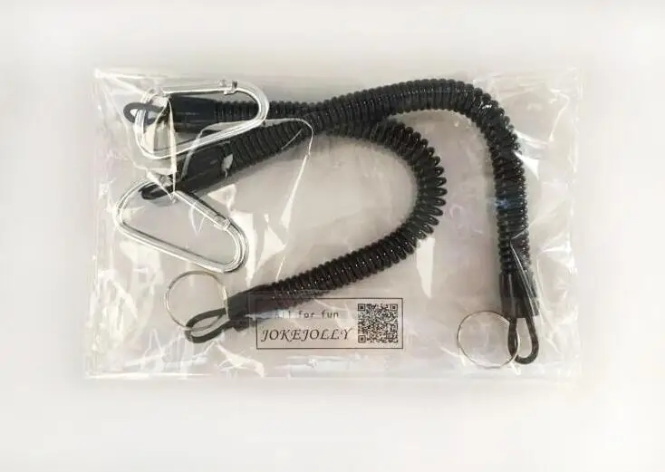 2Pcs Fishing Lanyards Boating Ropes 1.4m Coiled Fish Missed Rope Pole Rod Protector Elastic Line Tackle Tool | Спорт и развлечения