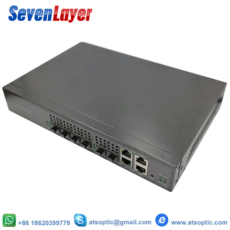 4PON порты EPON OLT FTTH CATV Высокоплотный волоконно оптический кабель высокого качества