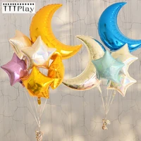 1pcs 36inch 18inch moon star large air balloons birthday party helium balloon decorations wedding festival ballon party supplies