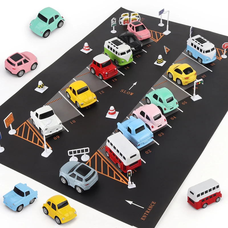 100X130CM игрушечный автомобильный коврик карта детская игровая площадка для