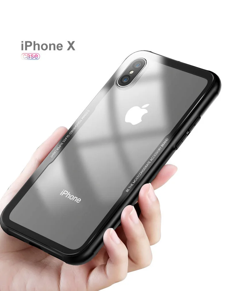 2018 Новый Закаленное Стекло чехол для iPhone X iphone 8 7 Plus Телефонные Чехлы Роскошные