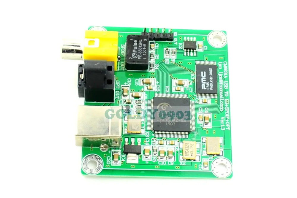 Hi Fi CM6631A 192 кГц к коаксиальному оптическому преобразователю SPDIF ЦАП плата 24 бит USB 2