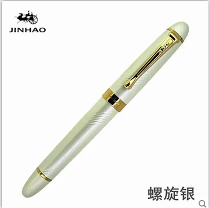 r JINHAO X450 передовые перьевая ручка, покрытие из 18 к GP чернильная ручка NIB 23 цвета можно выбрать упаковку с черной ручкой мешочек Горячая распродажа - Цвет: r