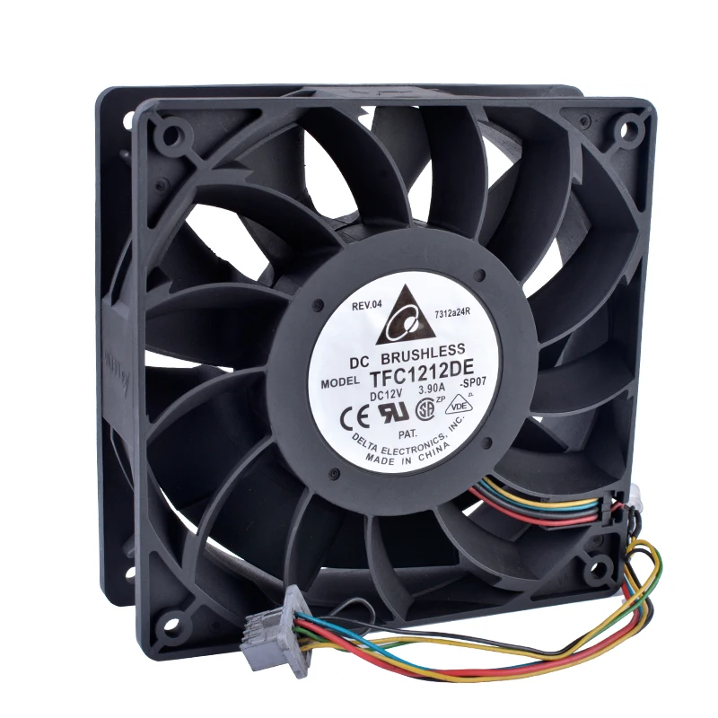 TFC1212DE 12V 3.90A 12038 12 см вентилятор 120 мм 4 линии большой воздушный охлаждения|12cm fan|120mm