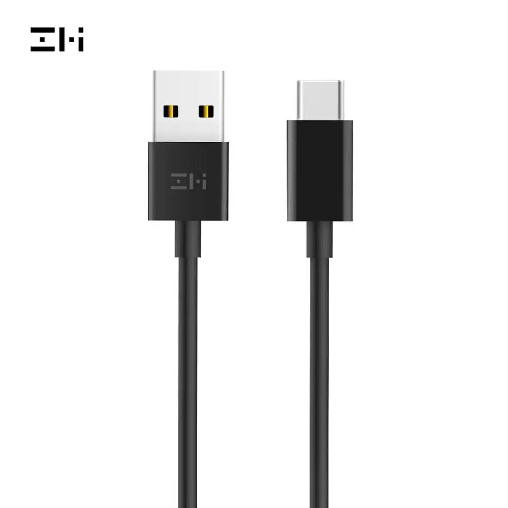 Черный ZMI AL701 USB-C для USB-A кабели 3.3ft для зарядки и синхронизации данных - Цвет: Черный