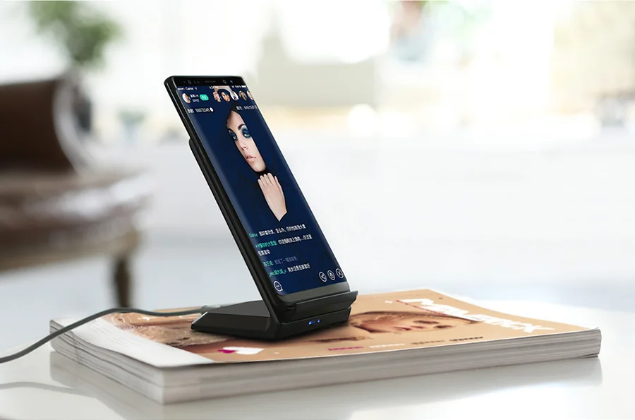 Nillkin QI быстрая Беспроводная зарядная подставка Док-станция для iPhone X 8 Plus