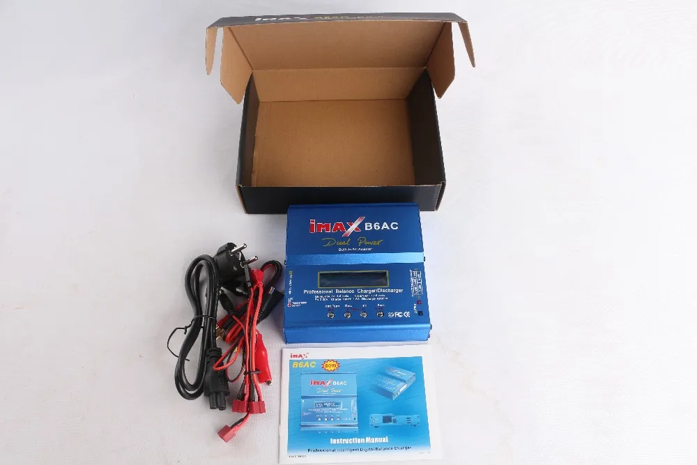 Новый iMAX B6AC 80 Вт Lipo NiMH 3S/4S/5S RC зарядное устройство для баланса батареи EU/US/UK/AU вилка