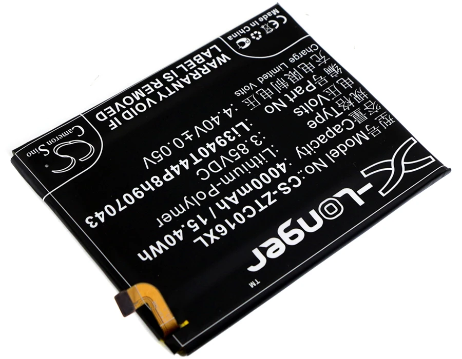 Аккумулятор Cameron Sino Li3940T44P8h907043 4000 мАч для ZTE Axon Max C2016 две SIM карты|4000mah battery|cameron