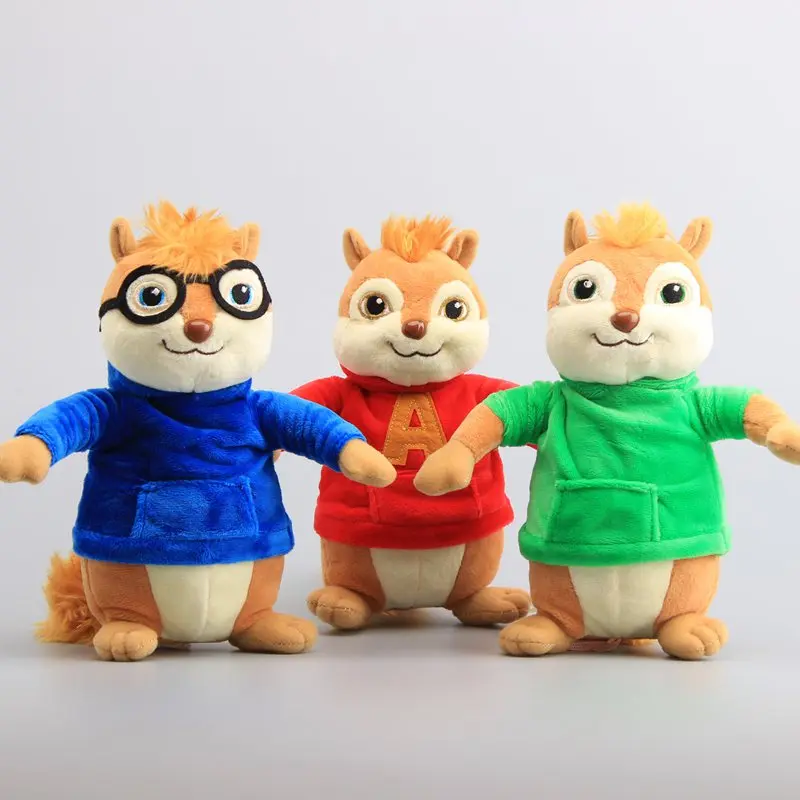 Kawaii Fluffy Chipmunks Stuffed Animals 9