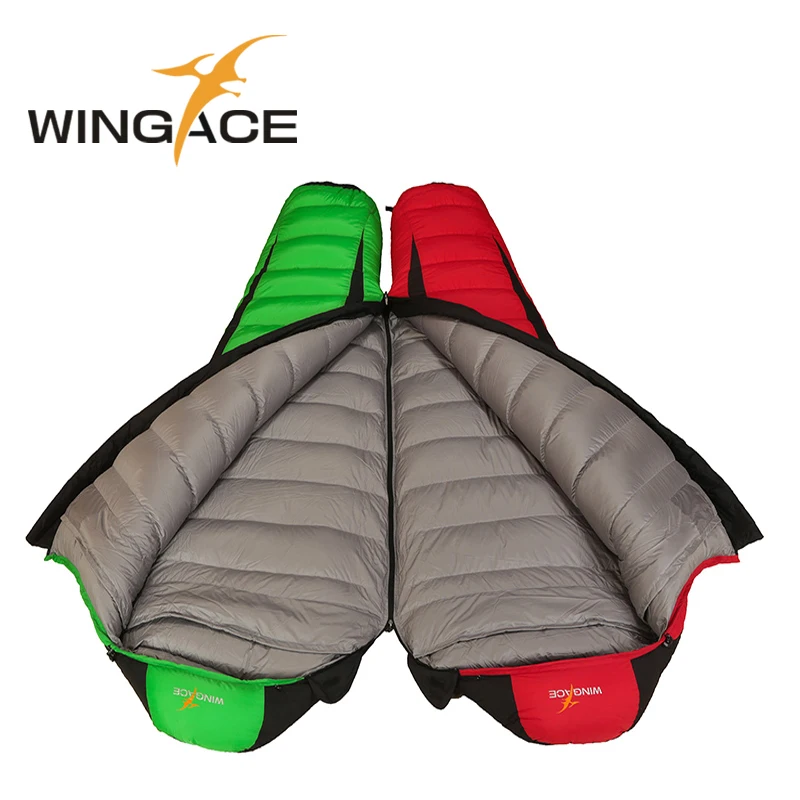 WINGACE портативный спальный мешок для мумии с гусиным пухом 600 г Сверхлегкий