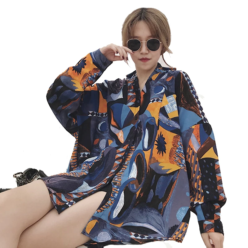 Летняя Осенняя женская блузка Trytree кимоно с аппликацией Солнцезащитный Топ