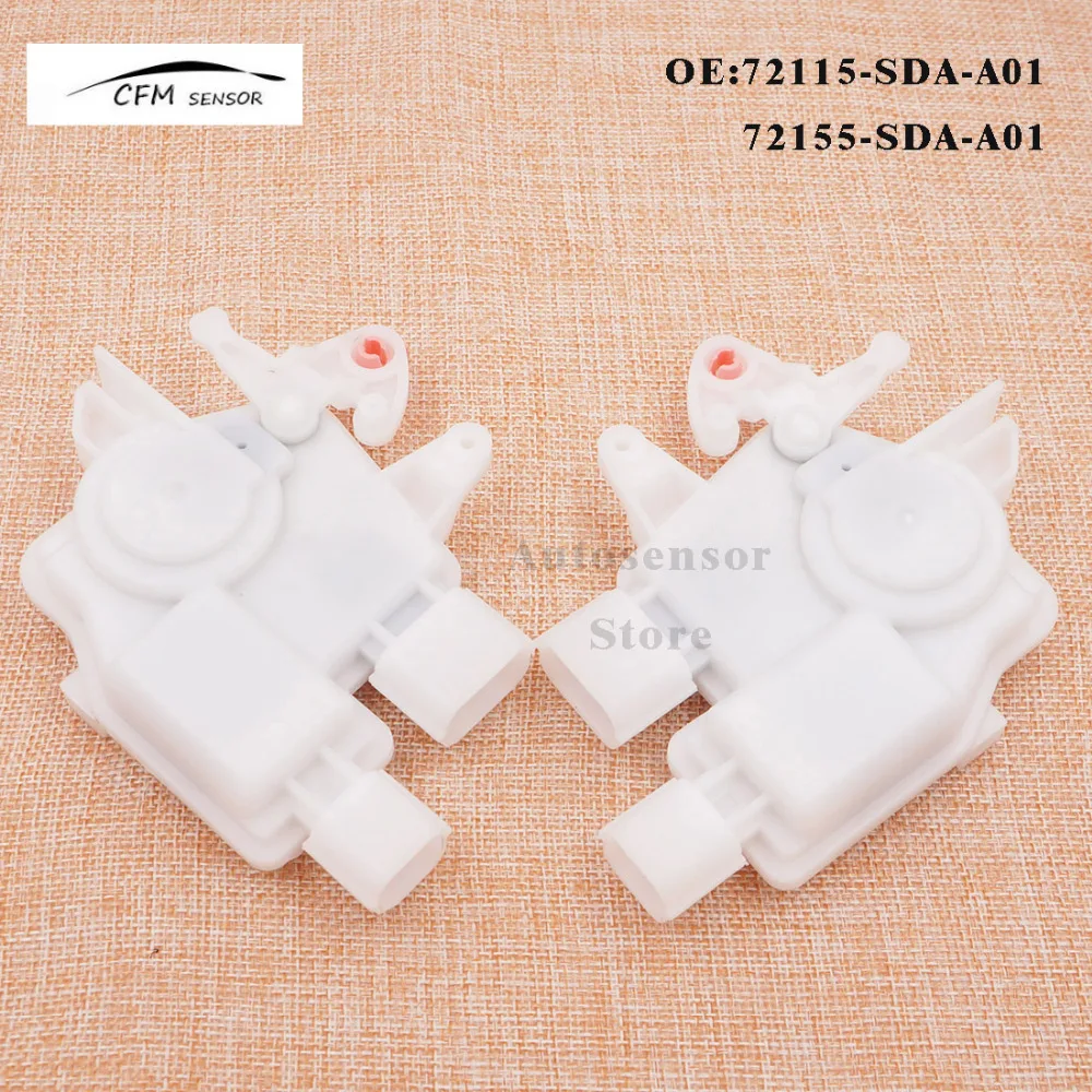 

New 1pair 72115-SDA-A01+72155-SDA-A01 Door Lock Actuator Front Or Rear Right Side For Honda Acura Accord