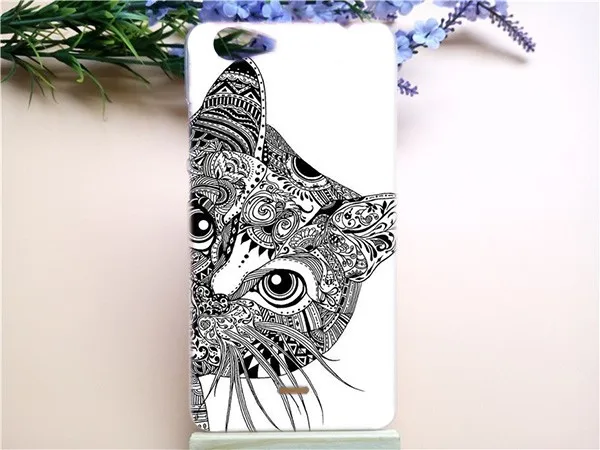 Пластиковый жесткий чехол с рисунком для Wiko pulp Fab 4G DIY красивые цветы крутой