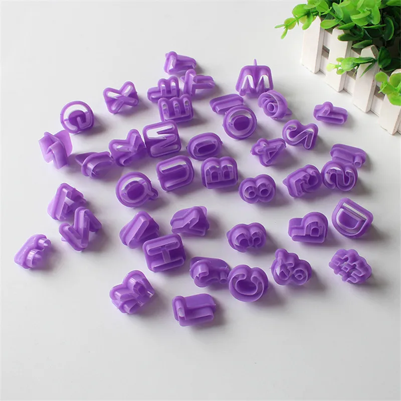 40 шт английская форма для выпечки с буквенным номером кухонные печенья