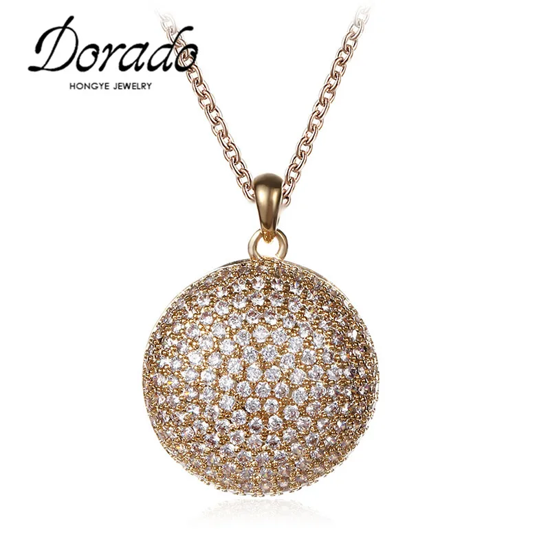Dorado эксклюзивное новое полное сверло золотистого цвета Длинная цепочка круглый