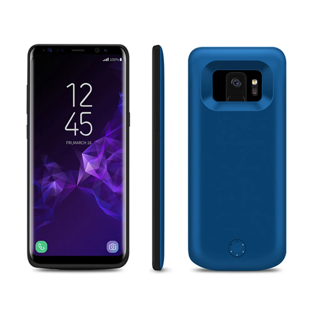 JLW 5000 мАч Батарея Зарядное устройство Мощность чехол для samsung Galaxy S9 резервный
