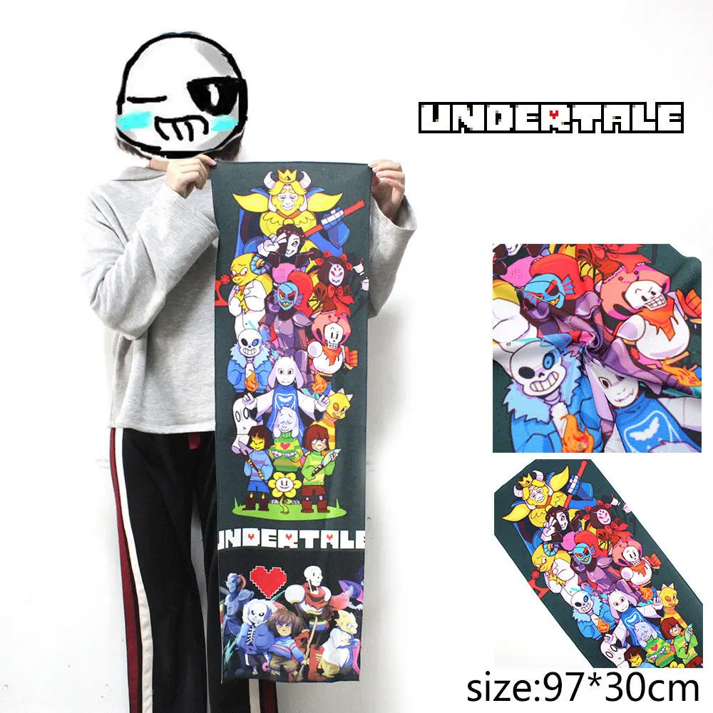 OHCOMICS 12x38 &quotГорячая игра Undertale Sans печать мягкий хлопковый костюм косплей банное