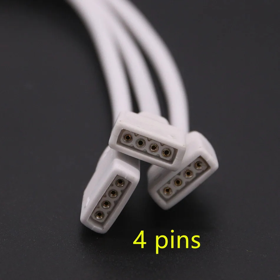 4pin RGB соединительный узел отклонения в размерах на 1 2 3 4 сплиттер женский провод
