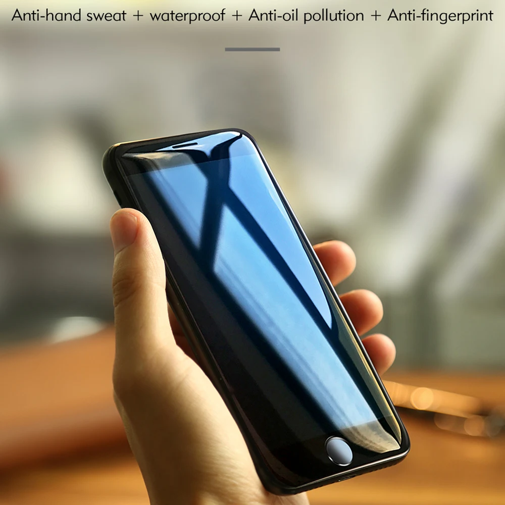 стекло на айфон 6s Сапфировое покрытие анти капля 3D полное Экран протектор