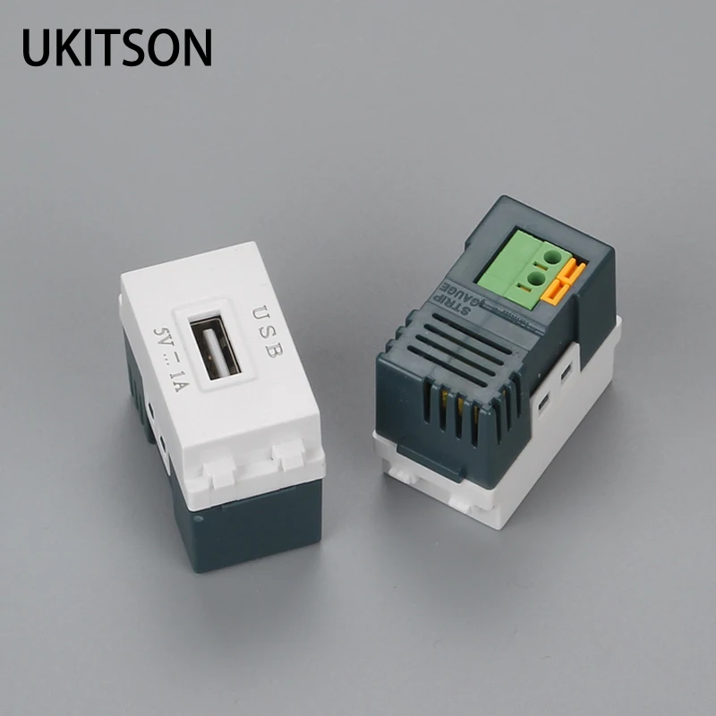 USB разъем для настенного зарядного устройства 5 в пост. Тока 1 А 2 0 23x36 мм| |