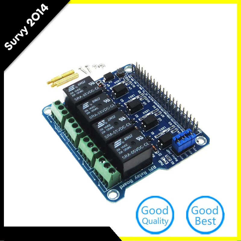 4 Канальный Релейный Модуль расширения raspberry pi для Pi A +/B +/2 B/3B|Интегральные схемы| |