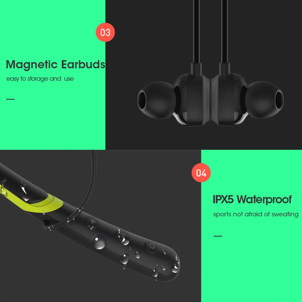 DACOM L02 Bluetooth наушники 4 колонки звуков для CD дисков Neckband Wireless гарнитура с