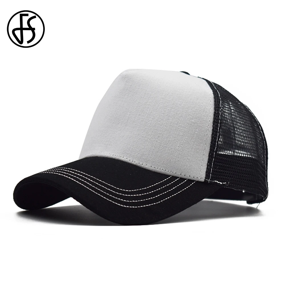 

Женская и Мужская бейсболка FS, сетчатая Кепка с принтом в виде букв, пляжная кепка для защиты от солнца, лето 2019