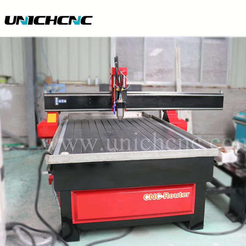 Высокое качество cnc древесины Гравировальный маршрутизатор с железным литым