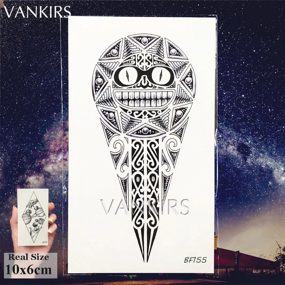 3D геометрические женские татуировки на руку галактические звезды наклейки холм