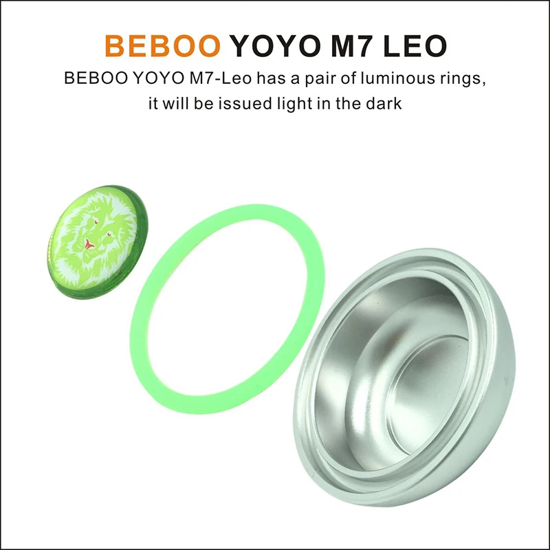 2018Beboo YoYo Aluminum Design Professional Magic Leo Theme1A 3A 5A Ball Bearing String Trick Alloy Kids Children Toy Gift | Игрушки и