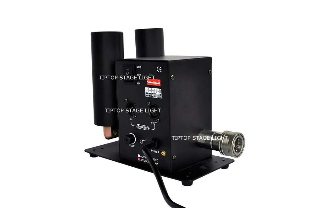 Китай TIPTOP DMX CO2 струйная машина для ночного клуба CO2 струйная криогенная установка эффектов Одиночная трубка+ 6 М шланг переключаемый специальный эффект туман криогенный