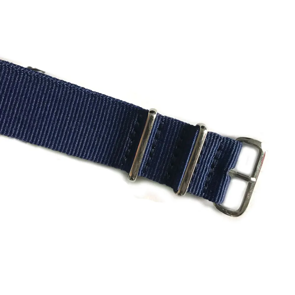 Ремешок нейлоновый для мужских часов брендовый армейский спортивный браслет с