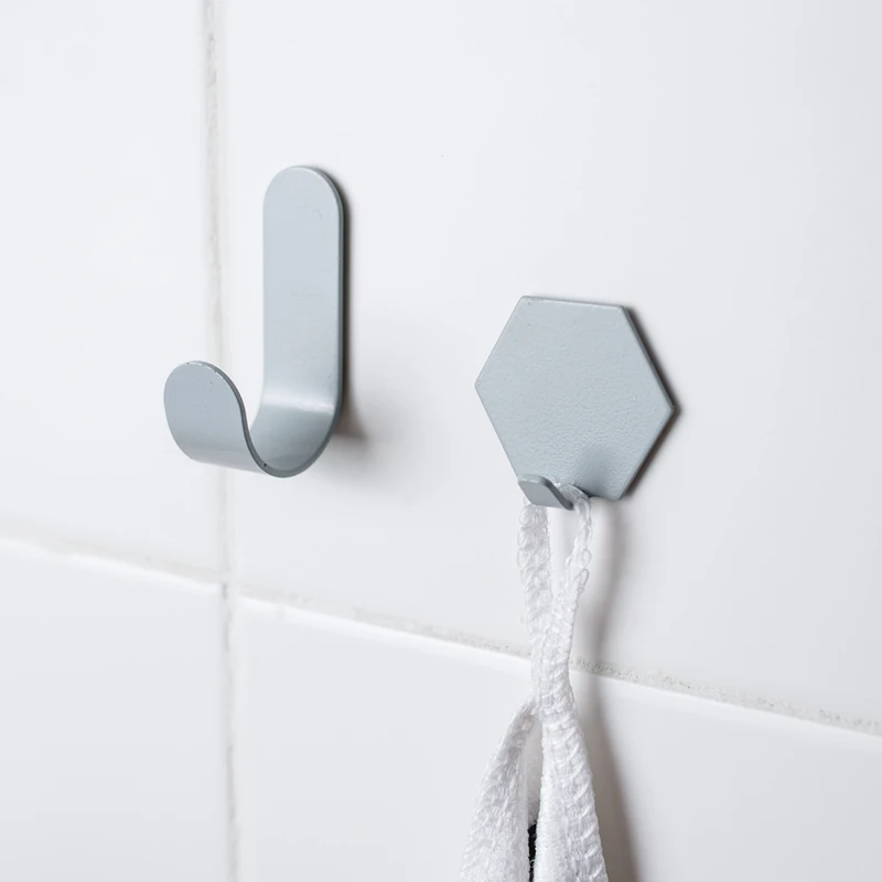 4 шт./компл. железные геометрические крючки скандинавские креативные кованые