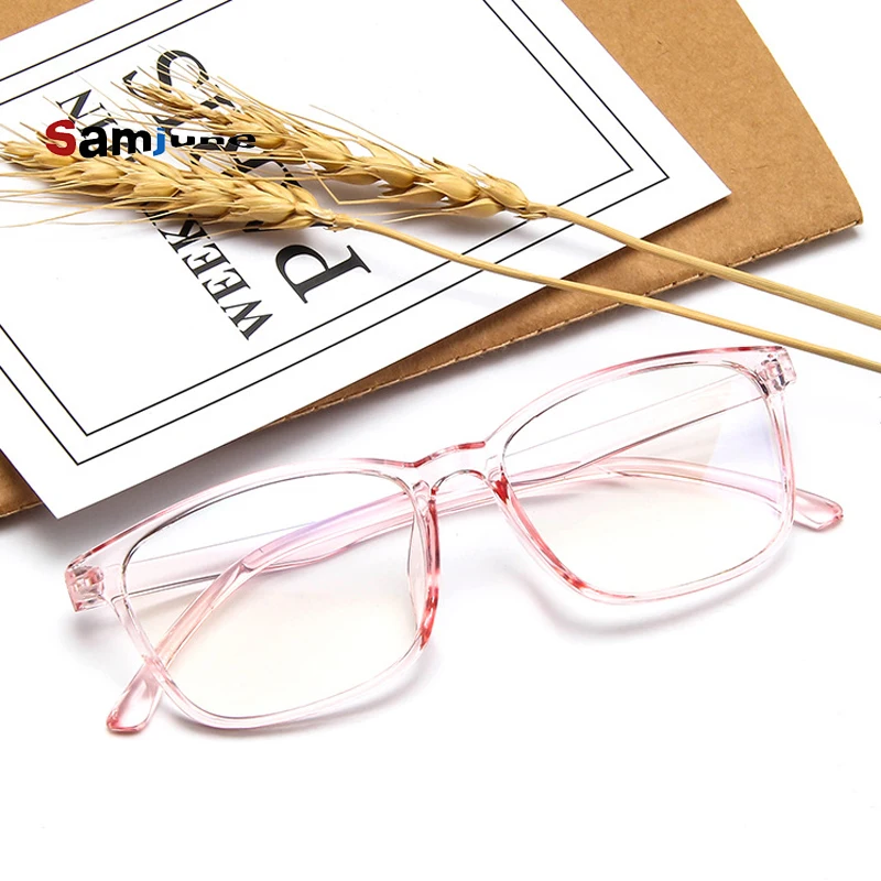 Samjune 2019 модные очки против синего цвета студенческие компьютерные маленькие
